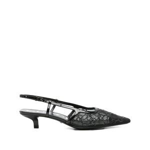 Gucci Women Crystal Embellished Slingback Pumps